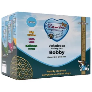 Renske Variatiebox Bobby graanvrij (12 x 395g)
