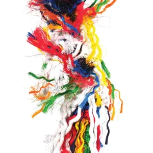 Vogel Speelgoed Plucker | Happy Pet | Hout & Touw | 8 x 8 x 28CM