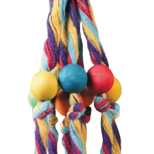 Vogelspeelgoed Octopus | Happy Pet | Hout & Touw | 30X11X11 CM