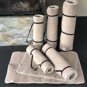 Alpaca hondenmat van wolvilt, handgemaakt