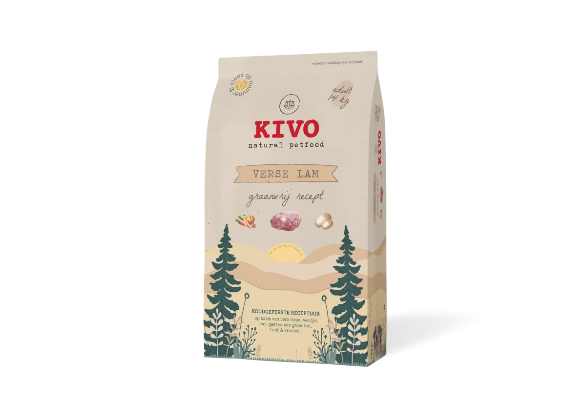 Kivo graanvrije verse lam geperst 14 kilo