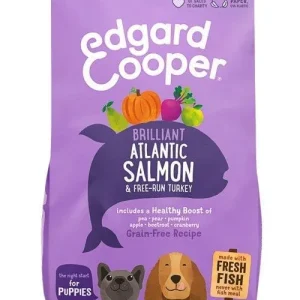 Edgard & Cooper Puppy Verse Atlantische Zalm & Scharrelkalkoen