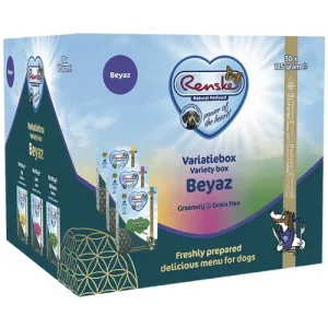 Renske Variatiebox Beyaz Kip|Lam|Kalkoen (30 x 185g)