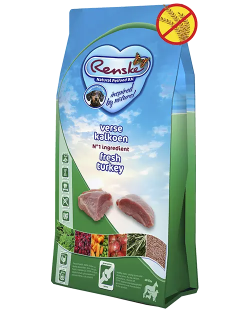 Renske super premium senior verse kalkoen 12kilo - Afbeelding 2